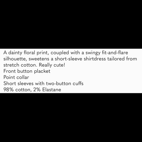 KATE SPADE Mini Casa Floral Shirtdress 8 - Picture 6 of 11